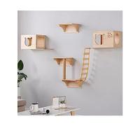 Étagère murale de luxe pour arbre à chat - Centre d'activités d'escalade spacieux pour chatons et chats, parfait pour jouer et explorer - Meuble élégant pour animaux de compagnie