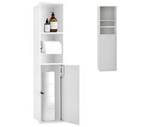 Étagère murale de salle de bain avec support pour papier toilette, design en acier inoxydable pour une organisation moderne