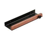 Étagère murale de salle de bain en bois de 40 cm, idéale pour les balcons et les petits espaces, solution de rangement élégante pour l'organisation et la décoration de la maison.