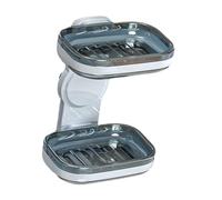 Étagère murale de salle de bain, porte-savon à 1 ou 2 niveaux, surfaces antidérapantes pour douche, cuisine, étagère de douche adhésive, organiseurs simple/double couche