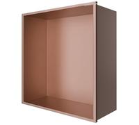 Étagère murale de salle de bain rose élégante pour douche, design économiseur d'espace, résistant à l'humidité, décoration d'intérieur élégante, parfaite pour les petites salles de bains et les