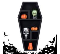 Étagère murale décorative gothique flottante pour Halloween | Étagère de rangement pour appartement, salon, chambre à coucher, salle de bain, cuisine, locataire