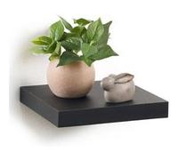 Étagère Murale Design "Flottante" 25cm Noir Noir G