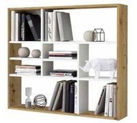 Étagère Murale Design "Liloun" 90cm Beige & Blanc Beige G