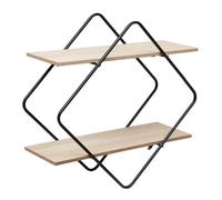 Étagère Murale Design "Nena" 48cm Noir & Beige