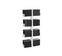 Étagère murale double CD 90cm 8 shelves