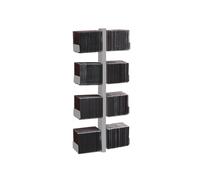 Étagère murale double CD 90cm 8 shelves