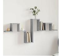 Etagere murale - echelle etagere Vidaxl Étagère murale gris béton 104,5x10x43 cm bois d'ingénierie