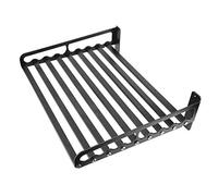 Étagère murale en acier inoxydable pour micro-ondes - 152,4 x 101,6 cm - Solution de rangement robuste pour cuisine, chambre à coucher et maison - Durable - Économie d'espace