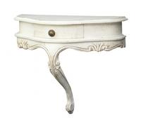 Étagère Murale En Bois Blanc Blanc D'aspect Antique L43xpr21xh39 Cm Made In Italy Multicolore