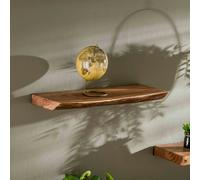 Étagère murale en bois d'acacia massif 60cm ERNEST