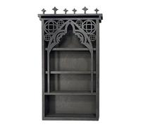 Étagère Murale en Bois en Forme de Lune - Nous Vous présentons Une étagère en Solide et Robuste avec des pour présentoir Gothique, vitrine en Pierre, décoration de Chambre à Coucher