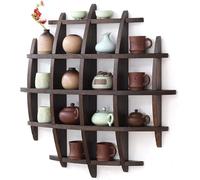 Étagère Murale en Bois, étagère D’Affichage, étagère De Curiosités, pour Toutes Sortes D’Ornements, Antiquités De Jade, Thé, Etc., A, 100 * 100cm