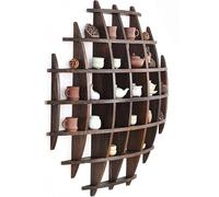 Étagère Murale en Bois, étagère D’Affichage, étagère De Curiosités, pour Toutes Sortes D’Ornements, Antiquités De Jade, Thé, Etc., B, 100 * 100cm