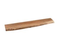 Planche murale bois acacia naturel Kheira L 115 cm