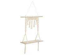 Étagère Murale en Bois "Macramé" 80cm Beige