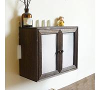 Étagère murale en bois pour routeur - Boîte de rangement WiFi et armoire cachée pour la maison et le bureau - Organiseur de routeur élégant, design peu encombrant, solution de gestion des câbles