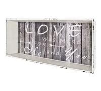 HAKU étagère Murale Motif, Vintage, MDF - Dim.: L 76 cm x H 30 cm x P 12 cm, Style: Industrial