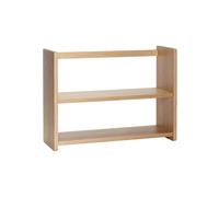 Étagère murale en chêne FSC beige, à fixer, 2 étagères, avec rangement - Hübsch, Nomad - 20x60x44 cm