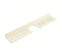 Étagère murale en forme de U pour robinet d'évier en acier au carbone pour savon, bouteille, éponge, tasse de rinçage (blanc)