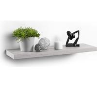 Etagère murale en MDF, 75 x 22,8 cm, noir