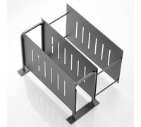 Étagère murale en métal à 3 niveaux pour projecteur de routeur WiFi et décodeur de câbles - Console de jeux TV et lecteur DVD - Blanc - 41,5 cm