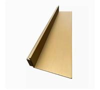 Étagère murale en métal pour médailles, vitrine en aluminium pour motifs et ornements, couleur or, 100 x 15 x 6 cm, décoration d'intérieur moderne