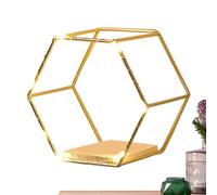 Étagère Murale en nid d'abeille - hexagone géométrique avec lumières LED | Moderne pour Les Chambres, Salon, Cuisine, Salle de Bain | Étagère décorative pour la Maison, décorati