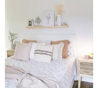 Etagère Murale En Pin Massif Beige TU