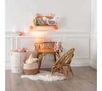 Étagère Murale En Rotin - Colette Beige Moyen TU