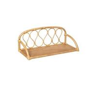 Atmosphera – Étagère murale enfant Retro – rotin 57 x 24 cm