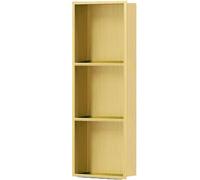 Étagère murale encastrée en acier inoxydable 304 doré pour salle de bain, armoire de rangement intégrée 900 x 280 x 125 mm, décoration d'intérieur de qualité hôtelière