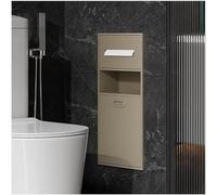 Étagère murale encastrée étanche pour douche - Organiseur de salle de bain pour savon, articles de toilette et accessoires, solution de rangement peu encombrante
