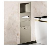 Étagère murale encastrée pour salle de bain, cuisine, salle de bain, shampoing, savon, articles de toilette