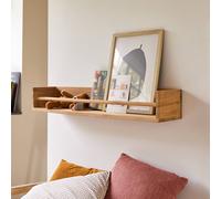Etagère murale enfant en bois de teck ugo 100 naturel TU