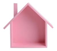 Étagère Murale enfant Rayonnage suspendu pour étagère murale en forme de petite maison pour la chambre des Salon Chambre, Rose