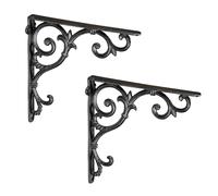 Etagere murale équerre décorative support mural vintage fer noir console vintage