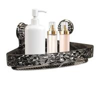 Étagère murale, étagère de rangement pour salle de bain, 30 x 21 x 6 cm, organiseur d'angle - Grande étagère de douche porteuse pour la maison, la cuisine, la chambre, le salon, le dortoir, la