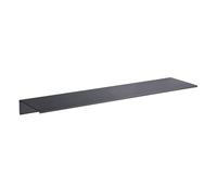 étagère Murale Étagère de salle de bain flottante en aluminium, 3 pièces, 30/40/50CM, for organisateur de douche mural, support de rangement de cuisine, accessoires de salle de bain(30CM Black)