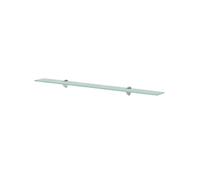 VidaXL Étagère murale Étagère en verre Fond en verre étagère en verre étagère de salle de bain Verre 100 x 10 cm 8 mm Transparent G