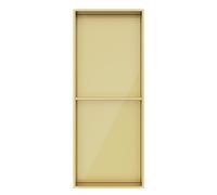 Étagère murale étanche en acier inoxydable pour salle de bain - Pas besoin de carrelage - Idéale pour le rangement du shampooing et des essentiels de salle de bain - Design peu encombrant