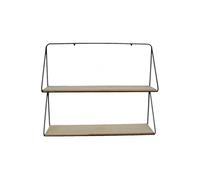 Etagère Filaire Murale Double Blanc