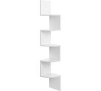 Étagère murale flottante 5 niveaux VASAGLE Blanc LBC20WT Blanc G
