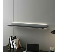 Étagère murale flottante avec lumière LED, solution de rangement créative pour livres et vin