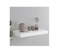 Etagère murale flottante blanc 40x23x3,8 cm MDF