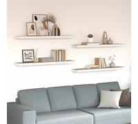 Etagère Murale Flottante Blanc 50x23,5x3,8 cm MDF Suspendue Bibliothèque vidaXL