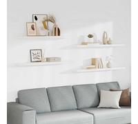 Etagère Murale Flottante Blanc 50x23x3,8 cm MDF Suspendue Bibliothèque vidaXL
