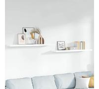 Etagère Murale Flottante Blanc Brillant 50x23x3,8 cm MDF Suspendue vidaXL
