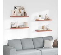 Étagère Murale Flottante Carrée, Finition Laquée Brillante, avec Système de Fixation Invisible, Structure en MDF alvéolé et Cadre en métal. Design Moderne pour (90 x 23,5 x 4 cm)