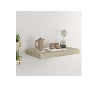 Étagère murale flottante chêne 40x23x3,8 cm MDF Chêne G